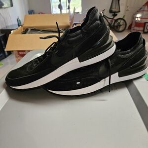 Nike Waffle One Black White Men Size 13